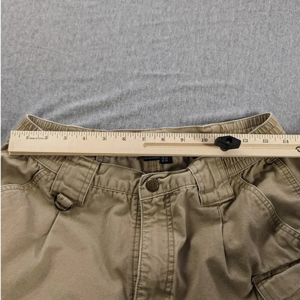 5.11 Tactical Series Cargo Pants Mens 30 x 34 Work Khaki Outdoors Utility READ
